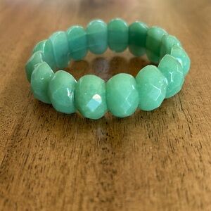 Jade green bracelet